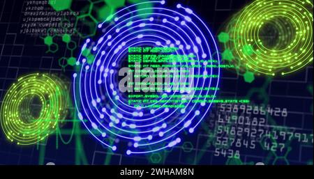 Image du traitement des données sur le réseau de connexions Banque D'Images Image du traitement des données sur le réseau de connexions Banque D'Images