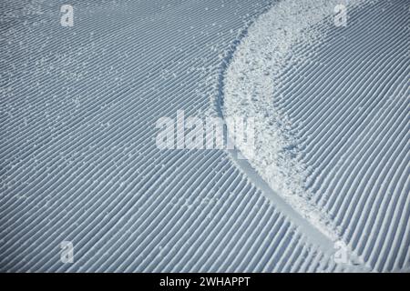 Motif ski Hill damé Banque D'Images