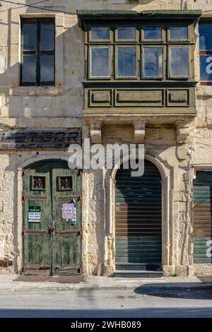 Le Meteor Snack Bar fermé à Senglea, les trois villes, la Valette, Malte Banque D'Images