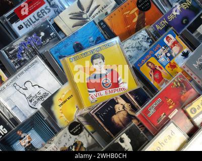 Music Exhibition ; Rage Against the machine, Evil Empire - Heavy metal et rap avec des influences punk rock et funk Banque D'Images