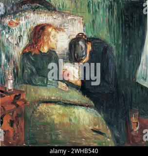 Edvard Munch (1863-1944) - norvégien - Expressionnisme - L'enfant malade [1907/1 Banque D'Images