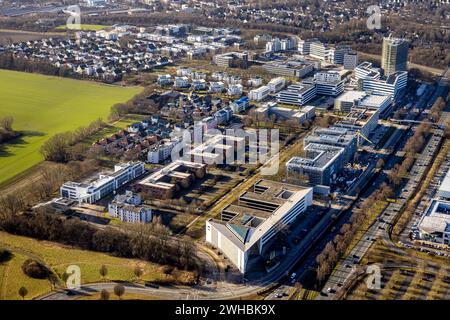 Luftbild, Stadtkrone-Ost, Baustelle mit Neubau, Direktion continentale, le FRÊNE Dortmund, l Osteria Dortmund Europaplatz, Straßenkreuzung Bundesstraße B236 und Westfalendamm, Verkehrssituation, Schüren, Dortmund, Ruhrgebiet, Nordrhein-Westfalen, Deutschland ACHTUNGxMINDESTHONORARx60xEURO *** vue aérienne, Stadtkrone Ost, chantier avec nouveau bâtiment, siège social continentale, ASH Dortmund, l Osteria Dortmund Europaplatz, jonction B236 et Westfalendamm, situation routière, Schüren, Dortmund, région de la Ruhr, Rhénanie du Nord-Westphalie, Allemagne ACHTUNGxMINDESTHONORARx60xEURO Banque D'Images