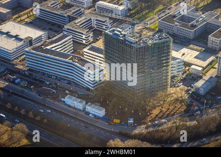 Luftbild, Stadtkrone-Ost, Baustelle mit Neubau, Direktion continentale, Schüren, Dortmund, Ruhrgebiet, Nordrhein-Westfalen, Deutschland ACHTUNGxMINDESTHONORARx60xEURO *** vue aérienne, Stadtkrone Ost, chantier avec nouveau bâtiment, siège social de la continentale, Schüren, Dortmund, région de la Ruhr, Rhénanie du Nord-Westphalie, Allemagne ACHTUNGxMINDESTHONORARx60xEURO Banque D'Images