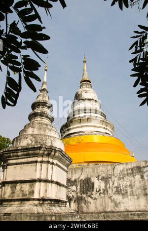 Temple Wat phrasé dans la ville thaïlandaise du nord de Chiang mai Banque D'Images