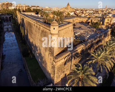 Es Baluard Museu d Art Contemporani, - bastion Renaissance de Sant Pere, 16th siècle -, palma, Majorque, Iles Baléares, Espagne Banque D'Images