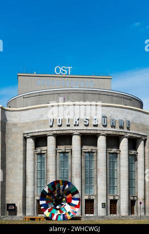 Volksbuehne am Rosa-Luxemburg-Platz, théâtre, opéra, architecture, RDA, Allemagne de l'est, histoire, culture, bâtiment culturel, vue, monument Banque D'Images