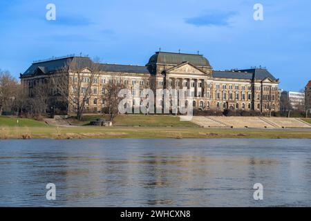 Ministère saxon des Finances, Neustadt, Dresde, Saxe, Allemagne Banque D'Images