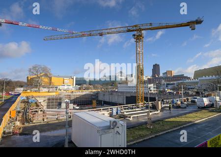 Chantier, génie civil, Musée du XXe siècle, berlin Modern, Potsdamer Strasse, Kulturforum, Mitte, Berlin, Allemagne Banque D'Images