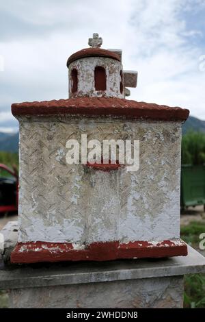 Grèce, Parga, bord de route capel sur le chemin d'Achéron Banque D'Images