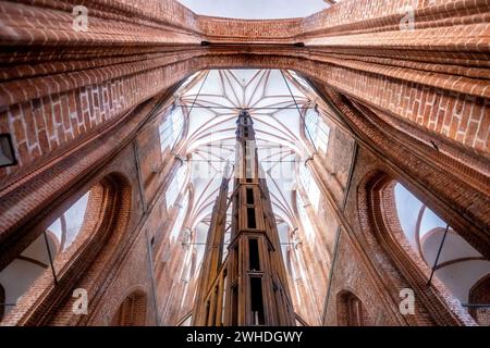 Intérieur de Église de Pierre à Riga, Lettonie Banque D'Images