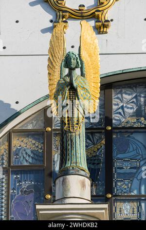 Église Steinhof Baumgartner Höhe, Otto Wagner, Art Nouveau viennois, 14ème arrondissement Penzing, Vienne, Autriche Banque D'Images