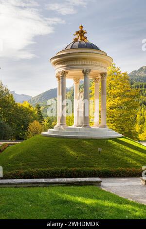 Temple de Vénus, château de Linderhof, Ettal, Bavière, Allemagne Banque D'Images