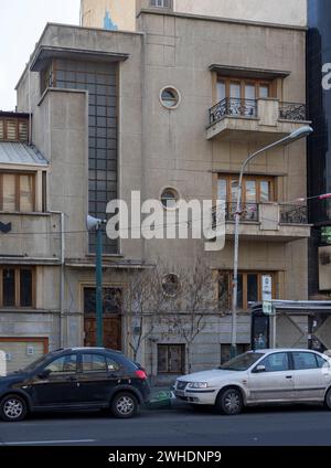 Vartan Hovanessian House, milieu du XXe siècle, Téhéran, Iran Banque D'Images