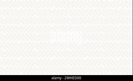Modèle sans couture de formes géométriques diagonales légères sur fond presque blanc. Fond simple plein format abstrait haute résolution avec espace de copie. Banque D'Images