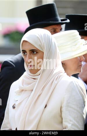 '21.06.2023, UK, Windsor, Ascot - Sheikha Hissa bint Hamdan al Maktoum, propriétaire de chevaux. 00S230621D398CAROEX.JPG [AUTORISATION DU MODÈLE : NON, AUTORISATION DU PROPRIÉTAIRE : NON Banque D'Images