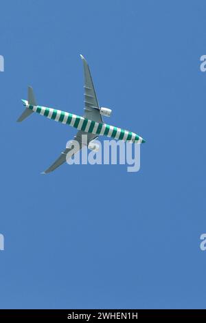 '18.08.2023, Allemagne, Rhénanie-Palatinat, Ingelheim - A330 de la compagnie aérienne Condor en vol. 00S230818D307CAROEX.JPG [AUTORISATION DU MODÈLE : NON APPLICABLE, Banque D'Images