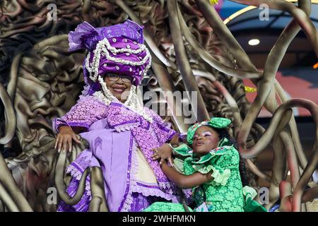 Desfiles SERIE OURO DO CARNAVAL DO RIO DE JANEIRO RIO DE JANEIRO RJ, 09/02/2023 - carnaval /Desfile das escolas da Serie Ouro do Rio de Janeiro - AcadÃªmicos de Vigario Geral Ã a terceira escola a desfilar na Serie Ouro nessa noite de sexta feira, Sambodromo da Sapucai , no Rio de Janiero 09. Rio de Janeiro Brasil Copyright : xErbsxJrx Banque D'Images