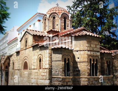 Église de Saint Éleuthère à Athènes, Grèce Banque D'Images