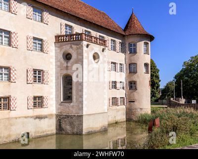 Château d'eau bien préservé de Glatt, dans le village de Sulz sur la rivière Neckar, Allemagne du Sud Banque D'Images