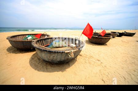 Bateaux à Hoi an Banque D'Images