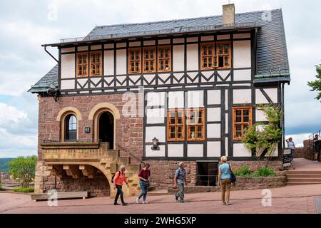 Wartburg - site du patrimoine mondial de l'UNESCO près d'Eisenach, Burgcafe Banque D'Images