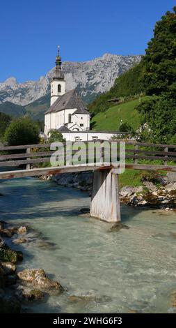 Église de. Sebastian à Ramsau près de Berchtesgaden Banque D'Images