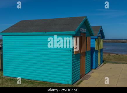 Huttes d'Amble Beach Banque D'Images