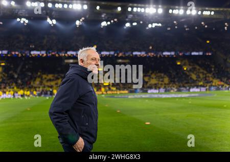 Dortmund, Allemagne. 09th Feb 2024. Formateur Christian Streich (SCF) Borussia Dortmund - SC Freiburg 09.02.2024 Copyright (nur für journalistische ZW Banque D'Images