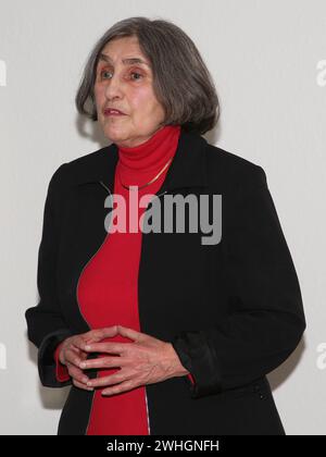 Ellen Brombacher membre du Conseil de la plateforme communiste du porte-parole fédéral lecture 01/12/2023 Banque D'Images