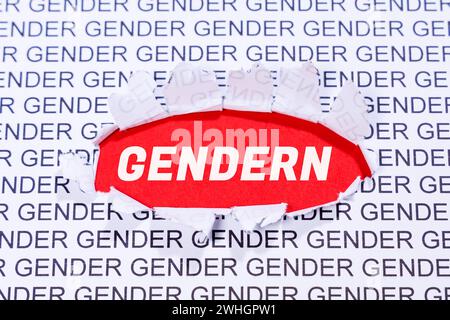 Gendern als Symbol für gendergerechte Sprache Kommunikation Konzept Stuttgart, Deutschland - 23. Januar 2024 : Gendern als Symbol für gendergerechte Sprache Kommunikation Konzept in Stuttgart, Deutschland. *** Gendern als Symbol für gendergerechte Sprache Kommunikation Konzept Stuttgart, Allemagne 23 janvier 2024 Gendern als Symbol für gendergerechte Sprache Kommunikation Konzept à Stuttgart, Allemagne Banque D'Images