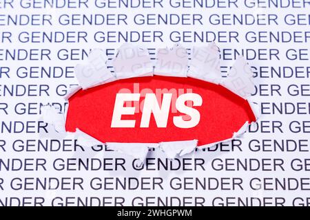 Gendern ENS als Symbol für gendergerechte Sprache Kommunikation Konzept Stuttgart, Deutschland - 23. Januar 2024 : Gendern ENS als Symbol für gendergerechte Sprache Kommunikation Konzept in Stuttgart, Deutschland. *** Gendern ENS comme symbole du concept de communication linguistique adapté au genre Stuttgart, Allemagne 23 janvier 2024 Gendern ENS comme symbole du concept de communication linguistique adapté au genre à Stuttgart, Allemagne Banque D'Images