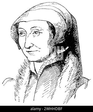 Margarete de Navarra (1492-1549), noble et écrivain française, aussi connue sous le nom de Margaret de Angoulême, , (recueil d'albums photos, 1933), Margarete von Navarra (1492-1549), Französische Adelige und Schriftstellerin, auch bekannt als Margarete von Angoulême, Marguerite de Navarra (1492-1549), Noble et écrivaine française, également connue sous le nom de Marguerite d'Angoulême Banque D'Images