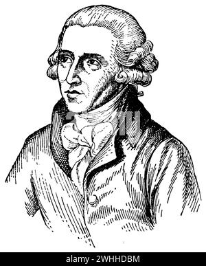 Joseph Haydn (1732-1809), compositeur autrichien, , (collection d'albums photos, 1933), Joseph Haydn (1732-1809), österreichischer Komponist, Joseph Haydn (1732-1809), compositeur autrichien Banque D'Images