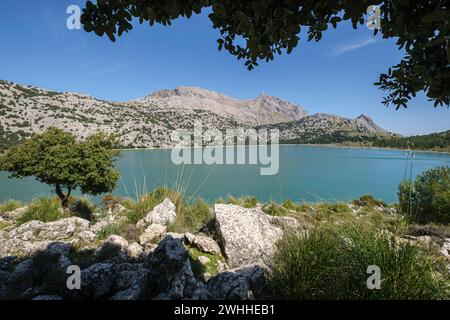 Cuber Reservoir et Puig Major Banque D'Images