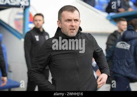 Reading, Angleterre. 10 février 2024. Le Charlton Athletic Manager Nathan Jones avant le Sky Bet EFL League un match entre Reading FC et Charlton Athletic. Kyle Andrews/Alamy Live News Banque D'Images