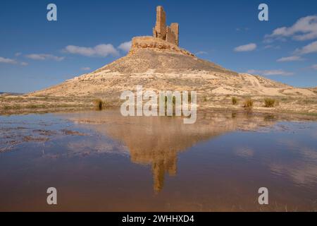 Castillo de Montuenga de Soria Banque D'Images