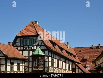 Château historique Wartburg près de la ville Eisenach, Thuringe Banque D'Images