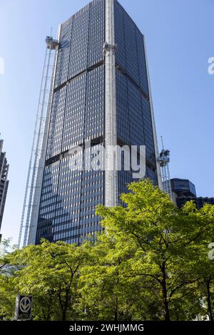 Montréal, Canada - août 09 2023 - gratte-ciel d'affaires dans la ville de Montréal, Canada, Banque D'Images