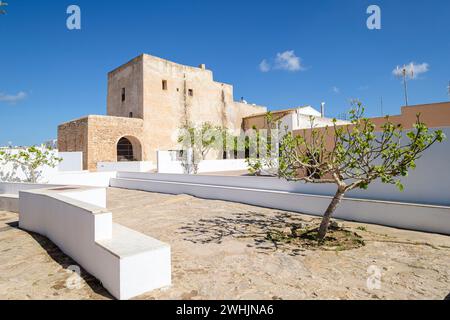 Église Sant Francesc Xavier Banque D'Images