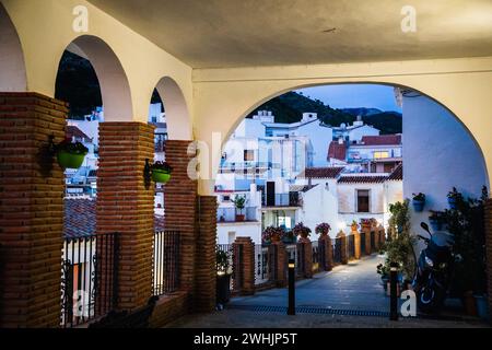 Village pittoresque de Mijas. Costa del sol, Andalousie, Espagne Banque D'Images