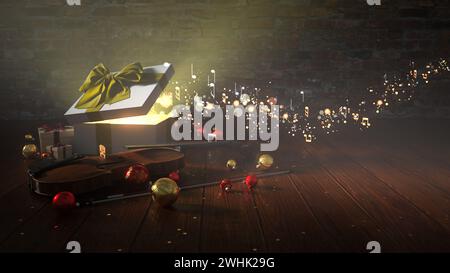 Des chants de Noël Banque D'Images