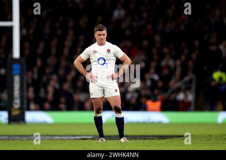 Londres, Angleterre. 10 février 2024. George Ford de l'Angleterre lors du match Guinness 6 Nations entre l'Angleterre et le pays de Galles. Crédit : Ben Whitley/Alamy Live News Banque D'Images