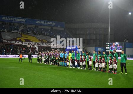 Reggio Emilia, Italie. 10 février 2024. Foto Massimo Paolone/LaPresse 10 Febbraio 2024 - Reggio Emilia, Italia - sport, calcio - Sassuolo vs Torino - Campionato Italiano di calcio Serie A TIM 2023/2024 - Stadio Mapei Cittˆ del Tricolore. Nella foto : formazioni schierate février 10, 2024 Reggio Emilia, Italie - sport, calcio - Sassuolo vs Torino - Championnat italien de football série A 2023/2024 - stade Mapei. Dans la photo : crédit : LaPresse/Alamy Live News Banque D'Images