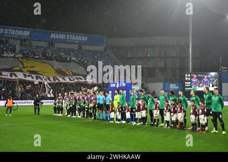 Reggio Emilia, Italie. 10 février 2024. Foto Massimo Paolone/LaPresse 10 Febbraio 2024 - Reggio Emilia, Italia - sport, calcio - Sassuolo vs Torino - Campionato Italiano di calcio Serie A TIM 2023/2024 - Stadio Mapei Cittˆ del Tricolore. Nella foto : formazioni schierate février 10, 2024 Reggio Emilia, Italie - sport, calcio - Sassuolo vs Torino - Championnat italien de football série A 2023/2024 - stade Mapei. Dans la photo : crédit : LaPresse/Alamy Live News Banque D'Images