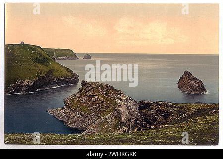 Impressions photochrom vintage de divers monuments et lieux à travers l'Angleterre Banque D'Images