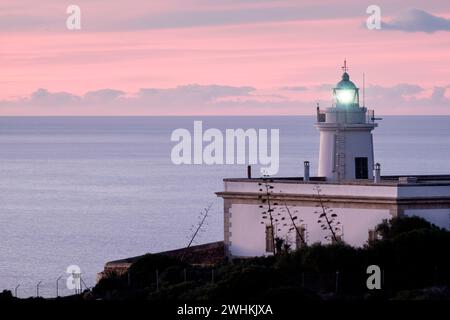 Phare du Cap Blanc construit en 1862 Banque D'Images