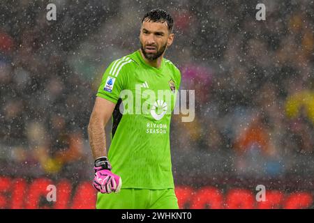 Stadio Olimpico, Rome, Italie. 10 février 2024. Série A Football ; Roma versus Inter Milan ; Rui Patricio, gardien d'AS Roma crédit : action plus Sports/Alamy Live News Banque D'Images