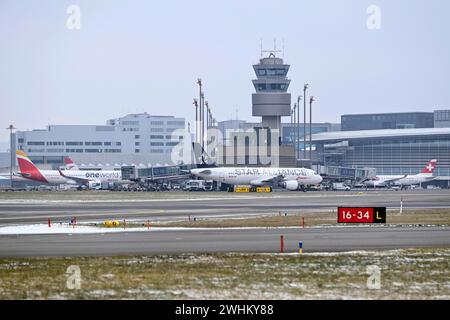 Aircraft Swiss, Airbus A320-200, HB-IJM, Zurich Kloten, Suisse Banque D'Images