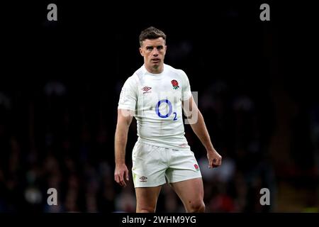 Londres, Angleterre. 10 février 2024. George Ford de l'Angleterre lors du match Guinness 6 Nations entre l'Angleterre et le pays de Galles. Crédit : Ben Whitley/Alamy Live News Banque D'Images