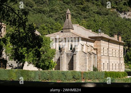 Monastère de Santa MarÃ­a la Real de Iranzu Banque D'Images